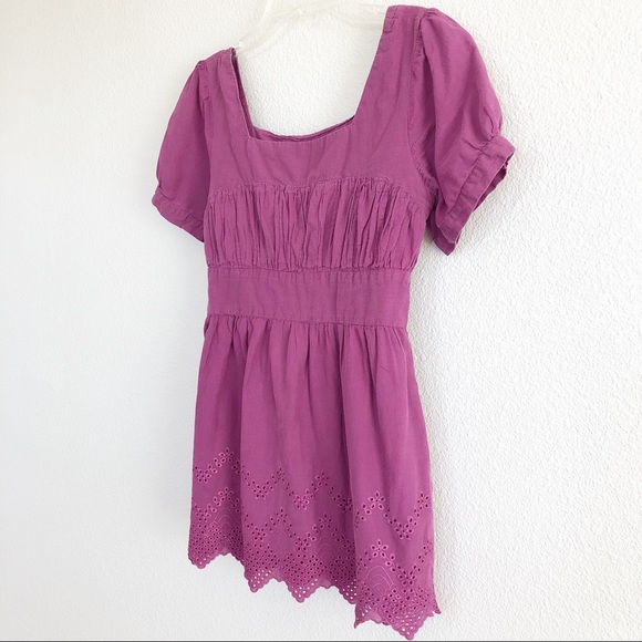 B. Tru Purple Zig Zag Bottom Top M - Picture 4 of 7